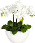 Silk flower arrangement centrepiece