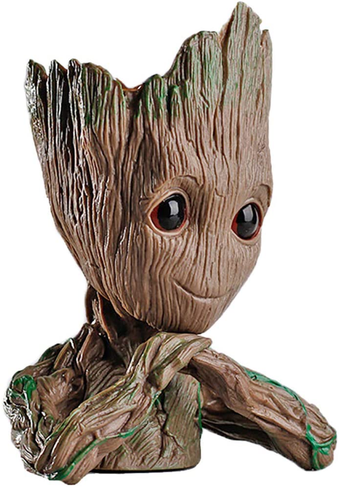 Woodland figure planter and pen pot