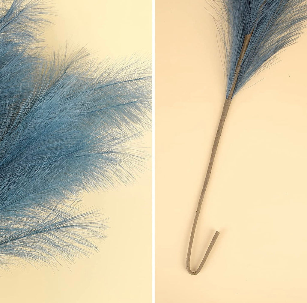 Faux pampas grass full seven stem set